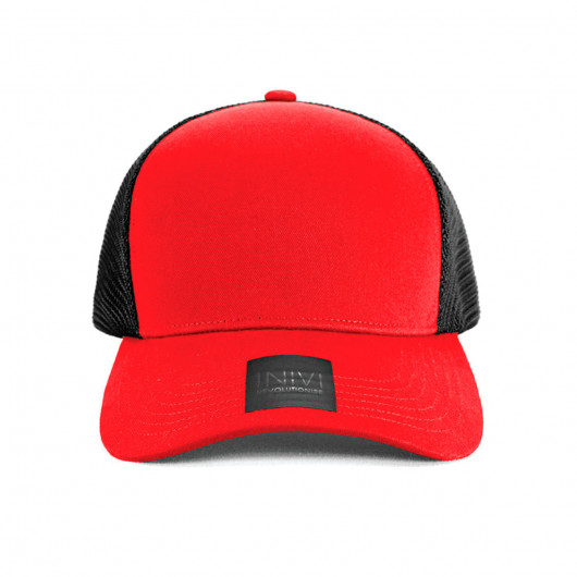 Inivi Promotional Cotton Mesh Cap Red Black